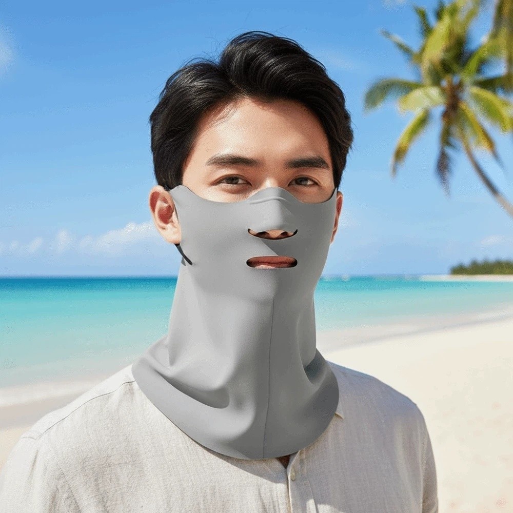 Sports Mask Breathable - Masker Tabir Surya Leher Nilon untuk