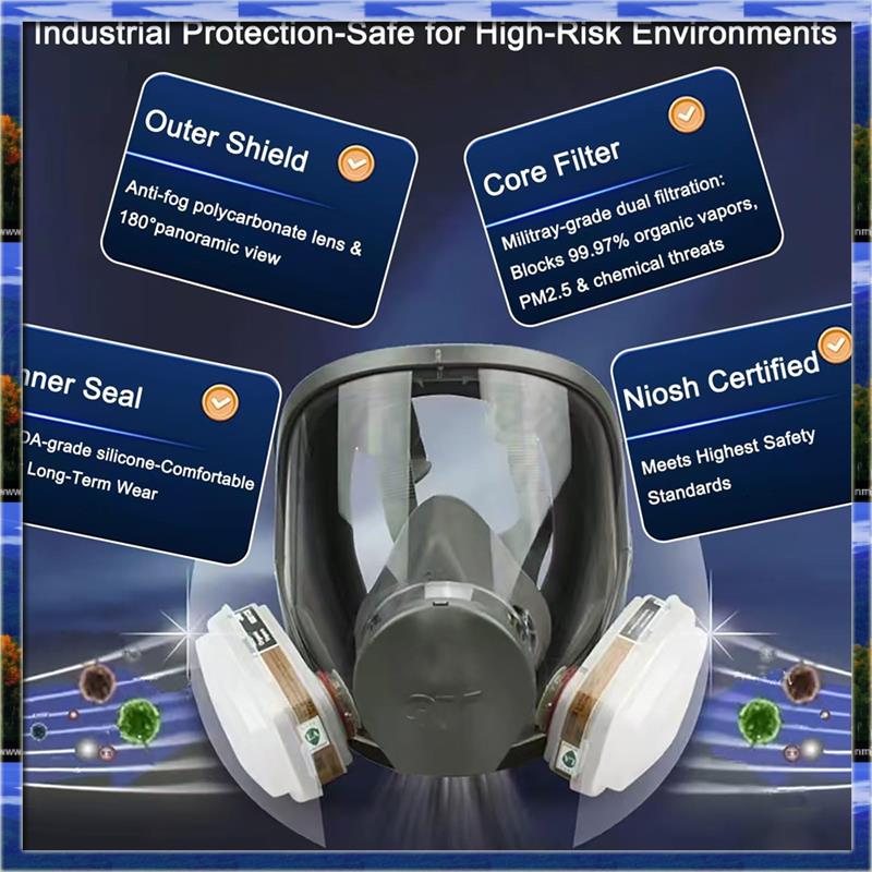 Dust Mask Construction - LJL Masker Respirator Wajah Penuh yang