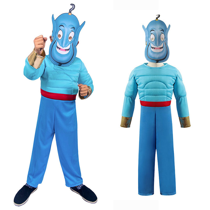 Kids Face Mask - Umorden kostum jin lampu otot peri