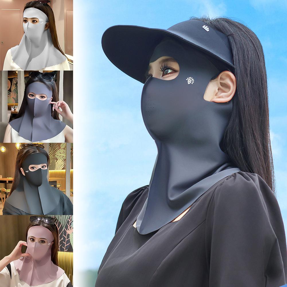 Sports Mask Breathable - Penutup Wajah dan Leher Bahan Sutra