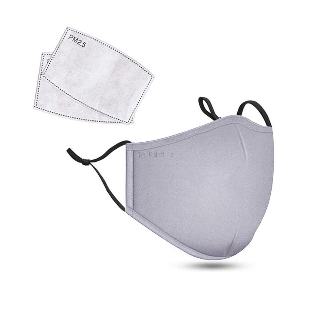 Masker Wajah Katun Masker Karb - Dust Mask Construction ulasan dan harga