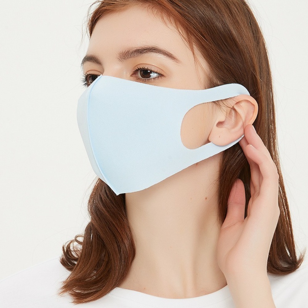 Masker Sutra Es Bernapas Baru  - Kids Face Mask ulasan dan harga