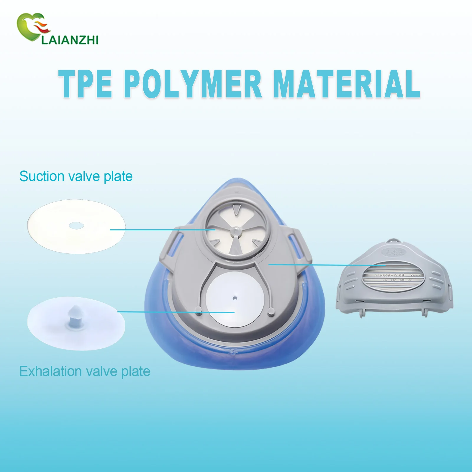 LAIANZHI Masker silikon tahan  - Dust Mask Construction ulasan dan harga